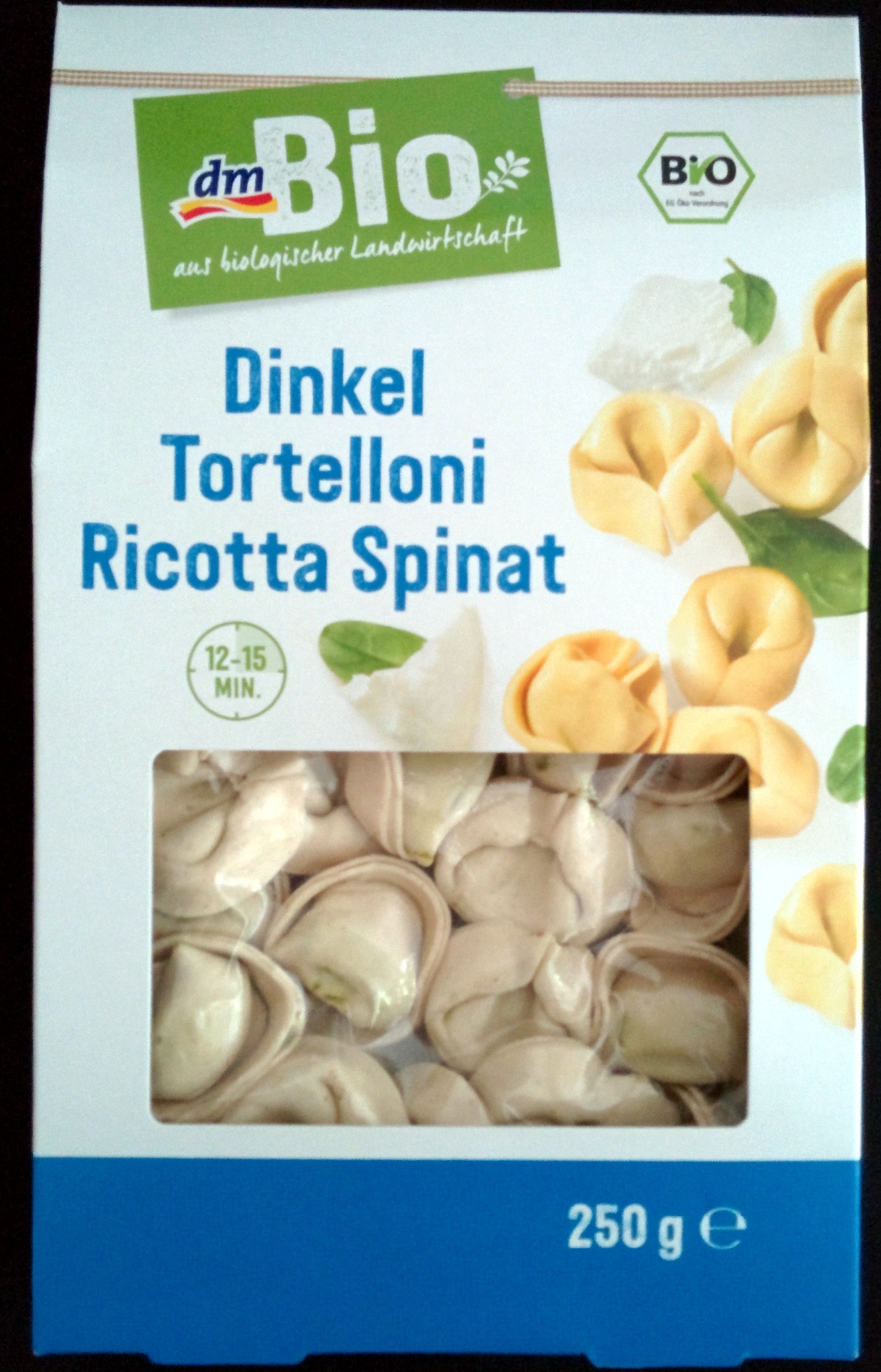 Dinkel Tortelloni Ricotta Spinat - Produkt