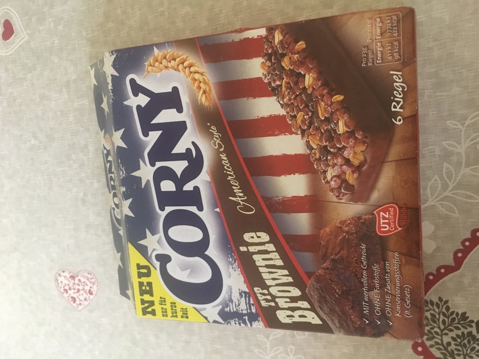 Corny Typ Brownie American Style 6 Riegel - Ingrédients