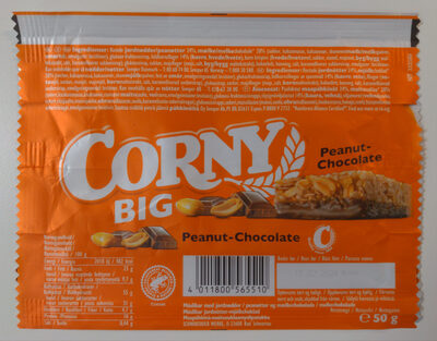 Corny big peanut chocolate - Ravintosisältö