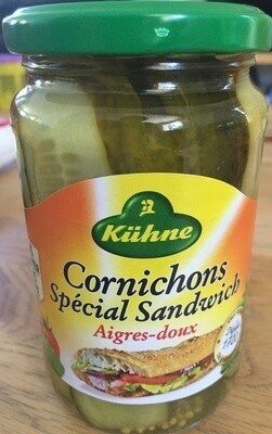 Cornichons spécial sandwich aigres-doux - Product - fr