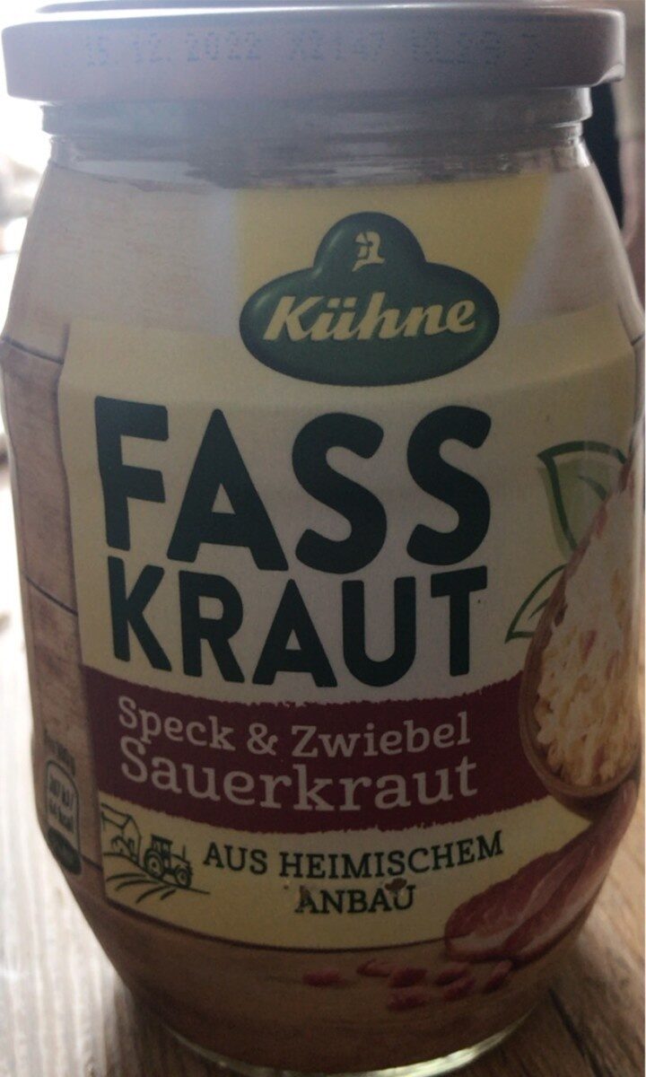 Sauerkraut Speck & Zwiebel - Produkt