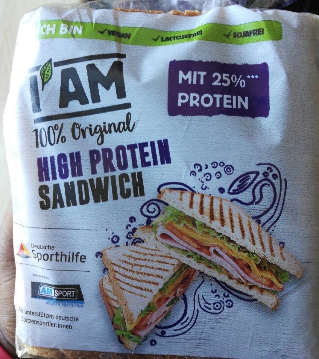 High protein sandwich bread - Produit - de