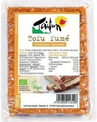 Tofu fumé amande - sésame - Product - fr