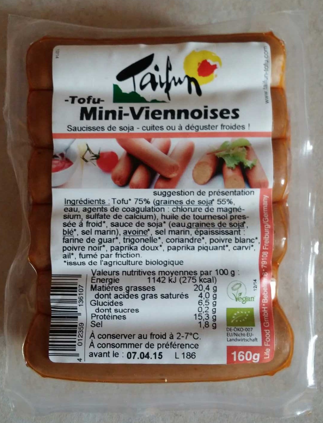 Mini-Viennoises Tofu - Producte - fr