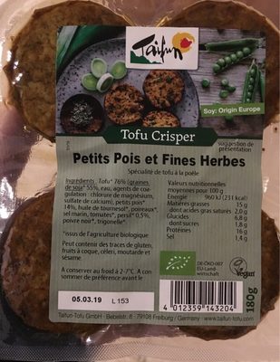 Tofu Crisper petits pois et dunes herbes - Produkt - fr