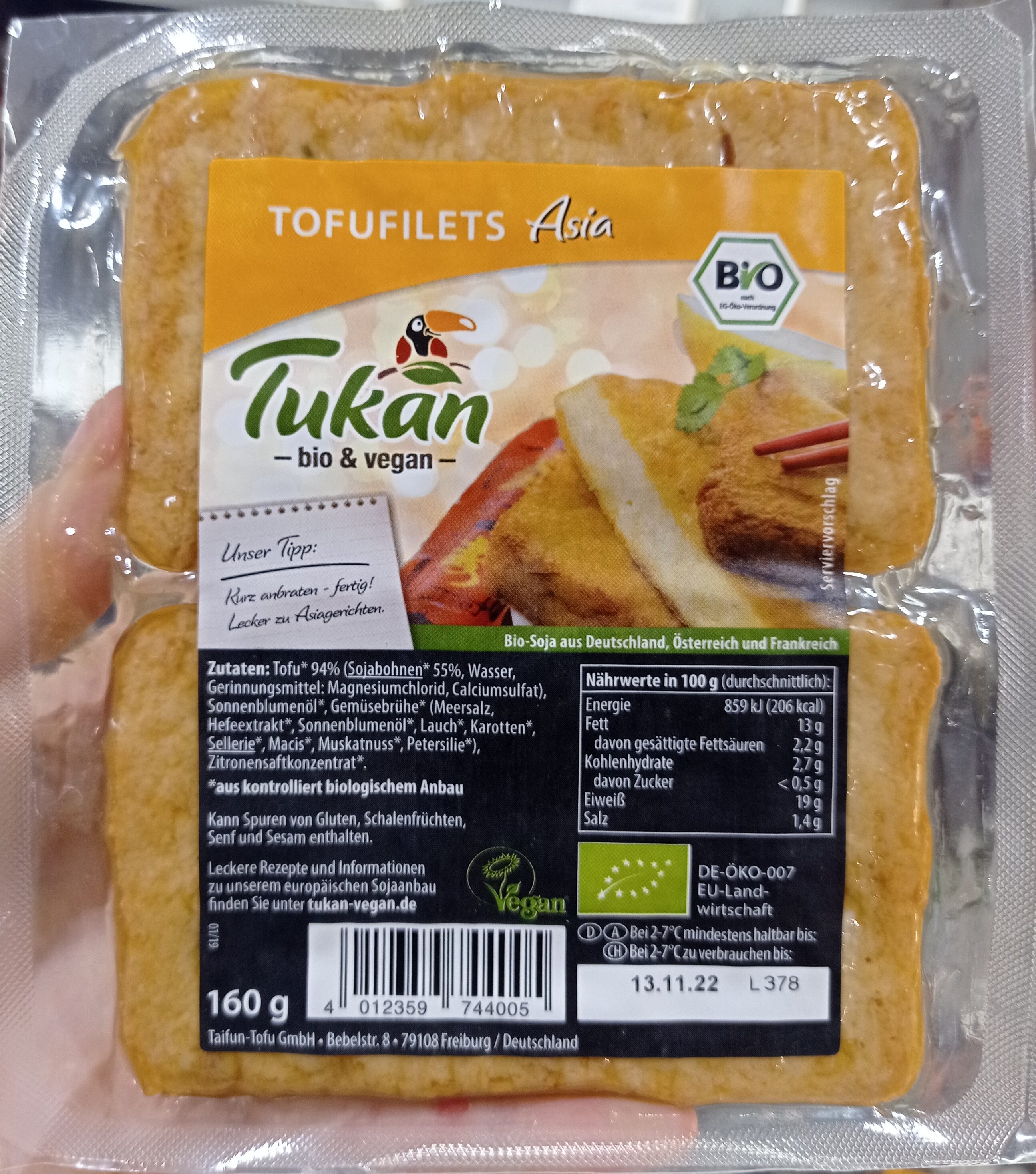Tofufilets Asia - Product - de