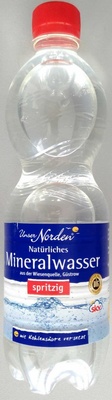 Natürliches Mineralwasser spritzig - Produit - de