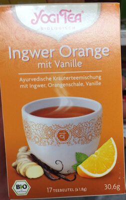 biologique gingembre orange à la vanille - Prodotto - fr
