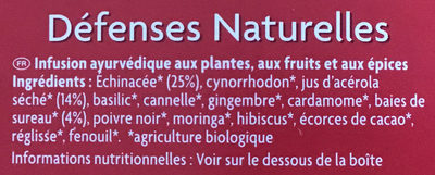 Défenses Naturelles - Ingredienser - fr