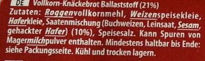 Burger Ballaststoff - Ingredients - de