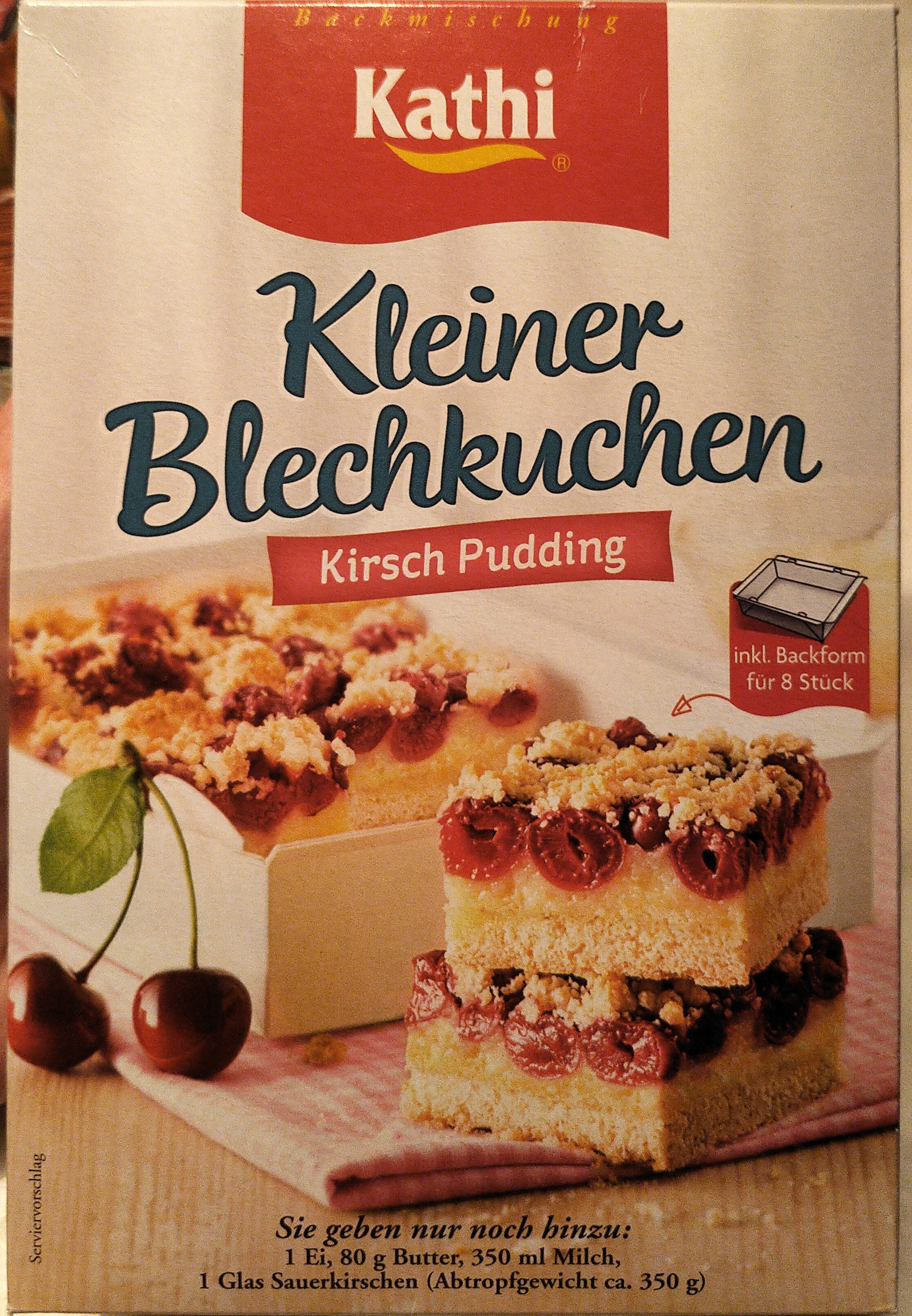 Kleiner Blechkuchen Kirsch-Pudding - Product - de