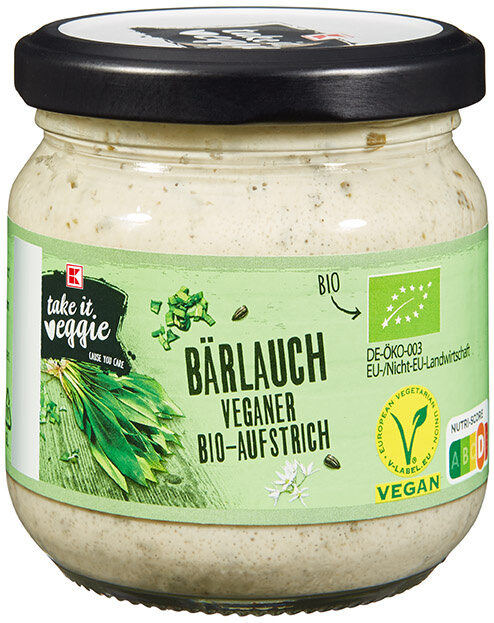 K-take it veggie Bio Brotaufstrich Bärlauch - Product