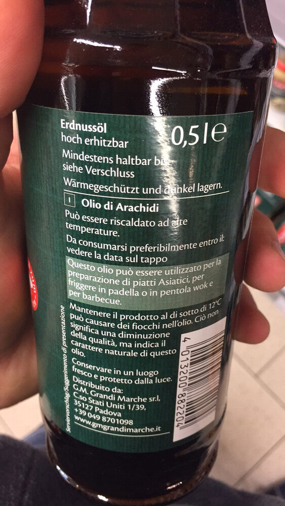 Erdnussöl - Ingredienti - fr