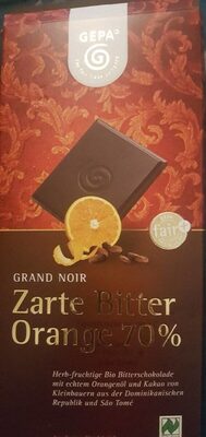 Zarte Bitter Orange 70% - Produkt