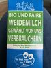 Bio und faire Weidemilch - Product