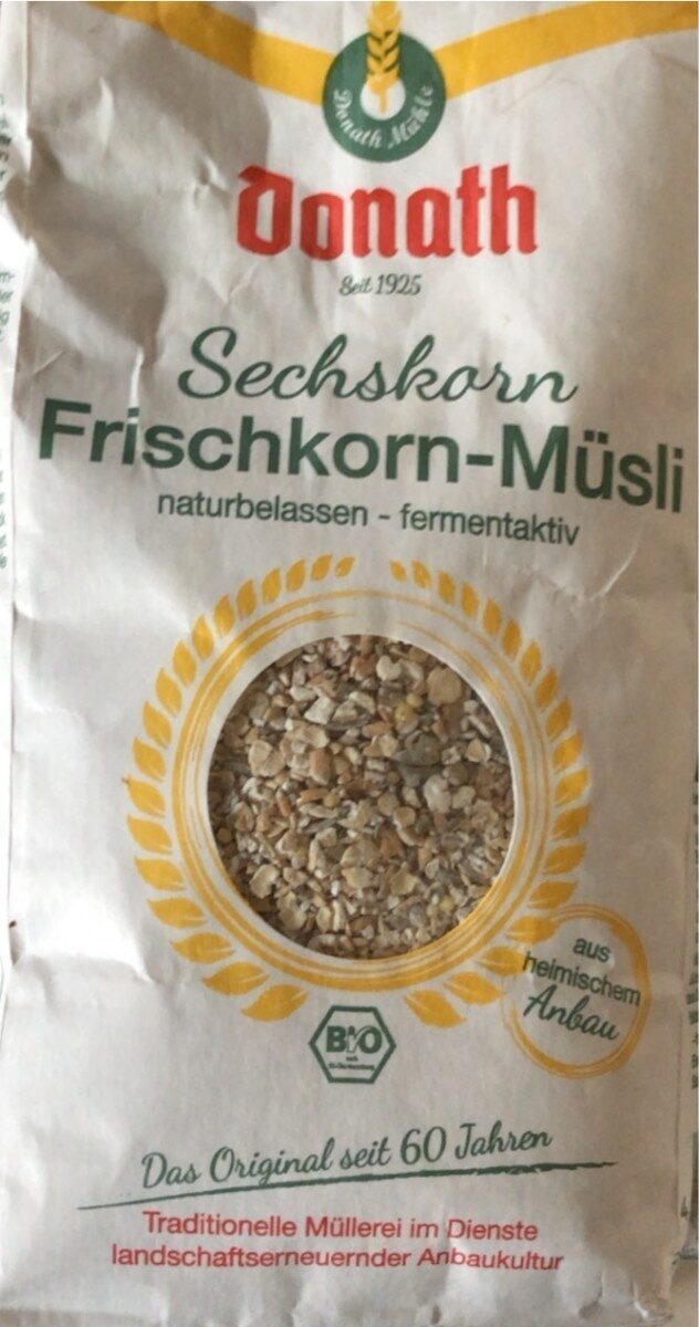 Sechskorn Frischkorn-Müsli - Produkt