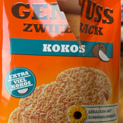 Genuss Zwieback Kokos - Product - de