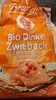 Bio Dinkel Zwieback - Product