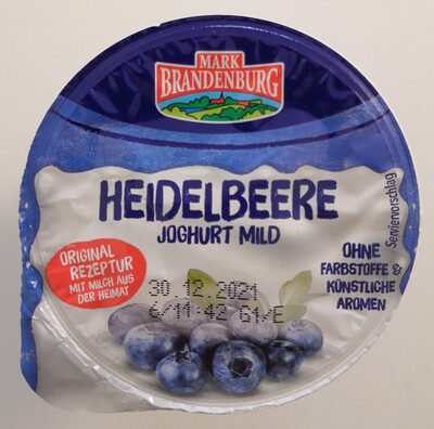 Joghurt Mild Heidelbeere - Product - de