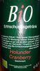 Bio Erfrischungsgetränk Holunder Cranberry - Product