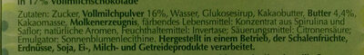 Halloren Kugeln Retro limited edition Waldmeister-Vanille - Ingredients - de