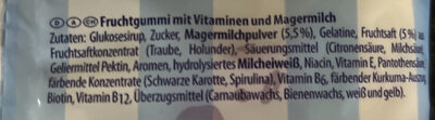 Lachgummi Milchbubis - Ingredienti - de