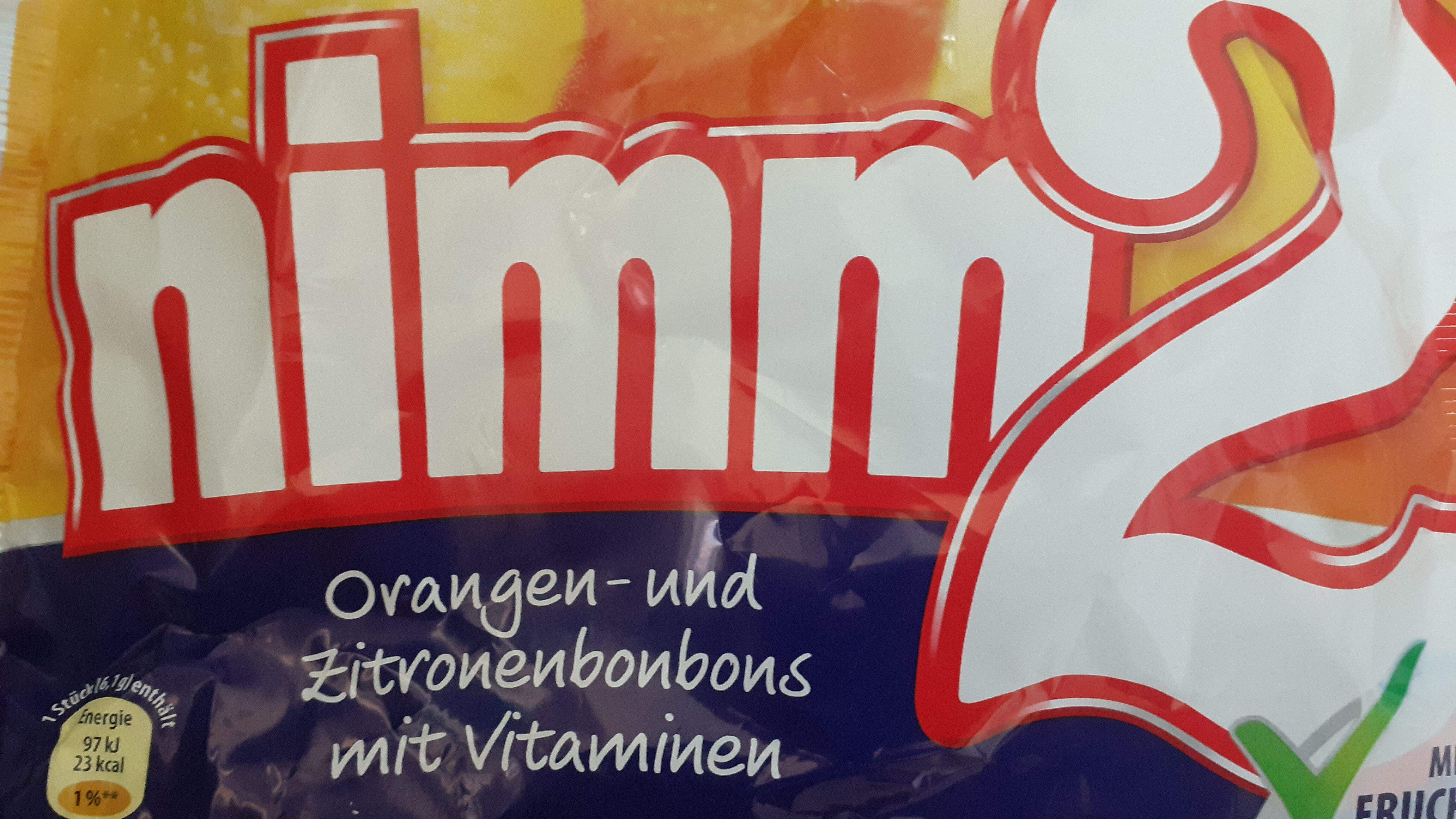 nimm2 Orangen - und Zitronenbonboms mit Vvitaminen - Product - de