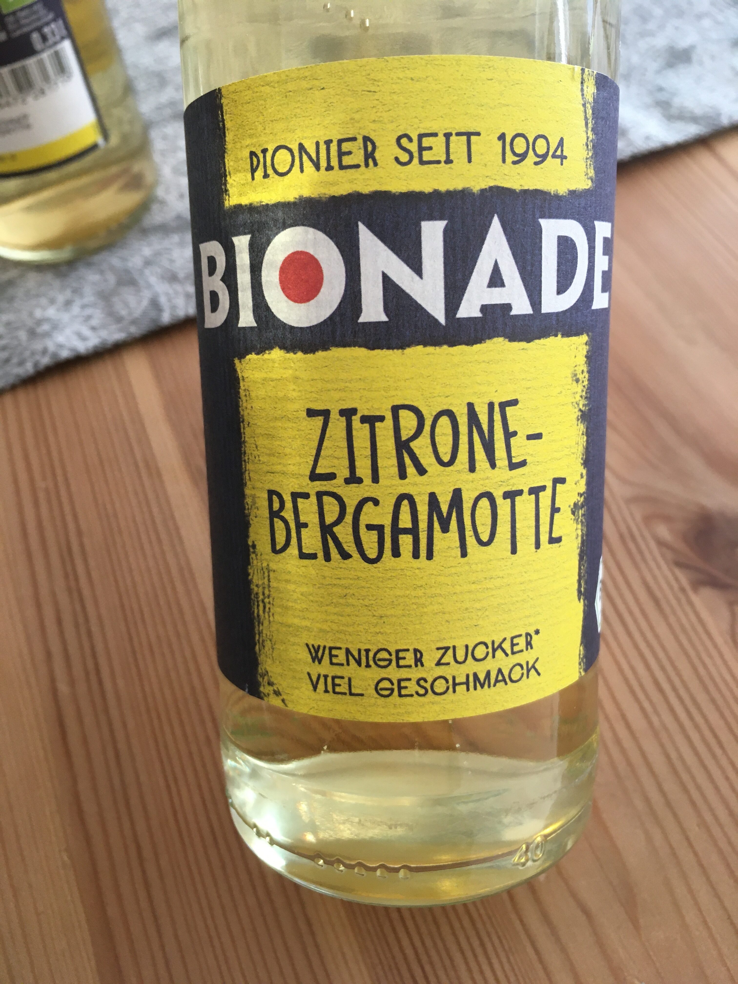 BIONADE Zitrone-Bergamotte - Product - de