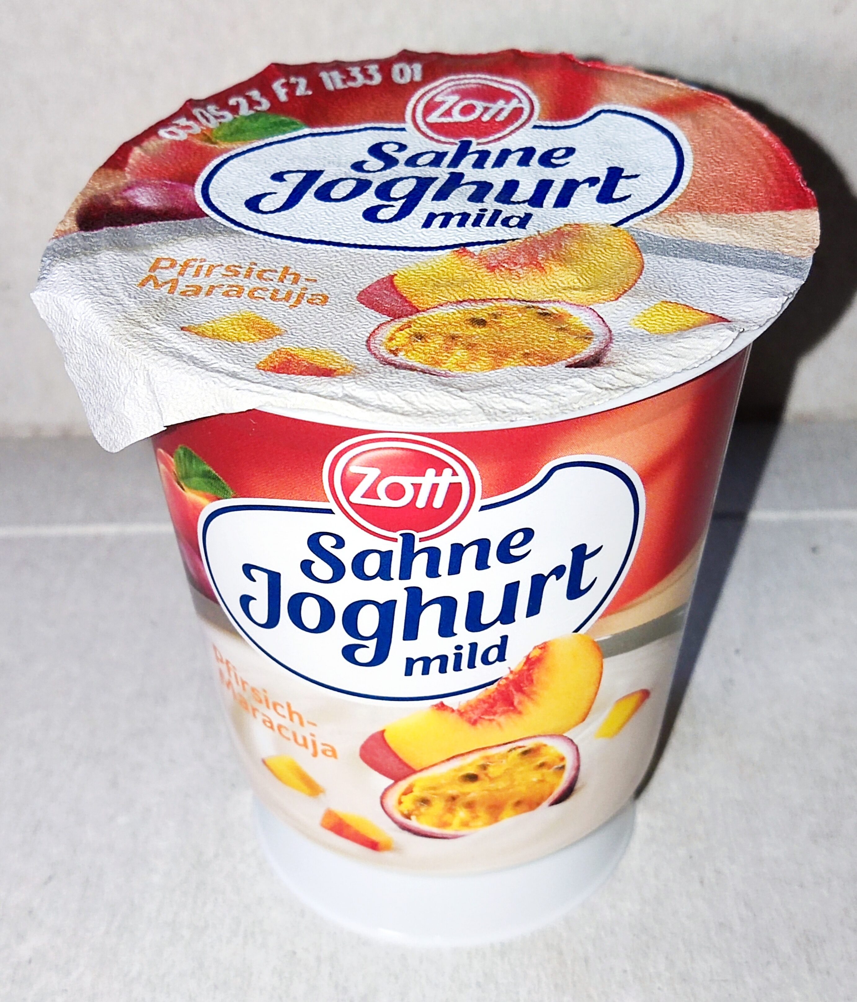 Sahne-Joghurt Pfirsich-Maracuja - Produkt