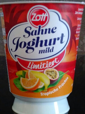 Sahne Joghurt Mild Tropische Früchte - Product - de