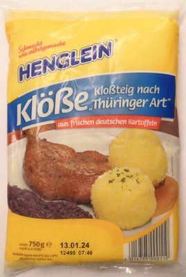 Klöße, Kloßteig nach "Thüringer Art" - Produkt