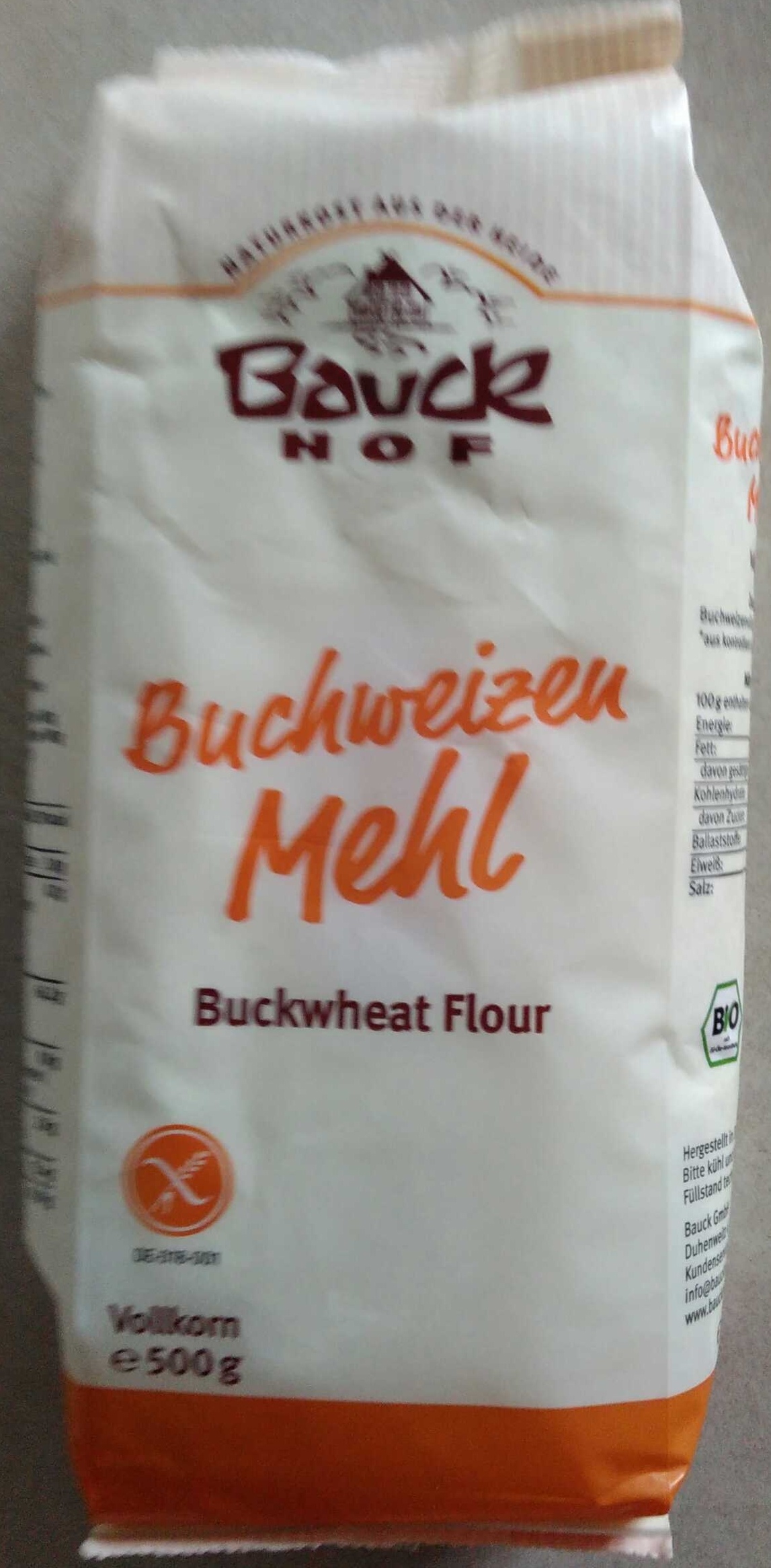 Buchweizenmehl Vollkorn - Produkt - de