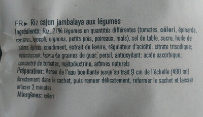 Gemüse Jambala | Riz cajun jambalaya aux légumes - Ingrediënten - fr