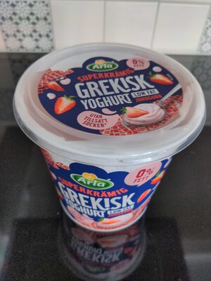 Gregisk Yoghurt Low Fat Jordgubb - Produkt - en