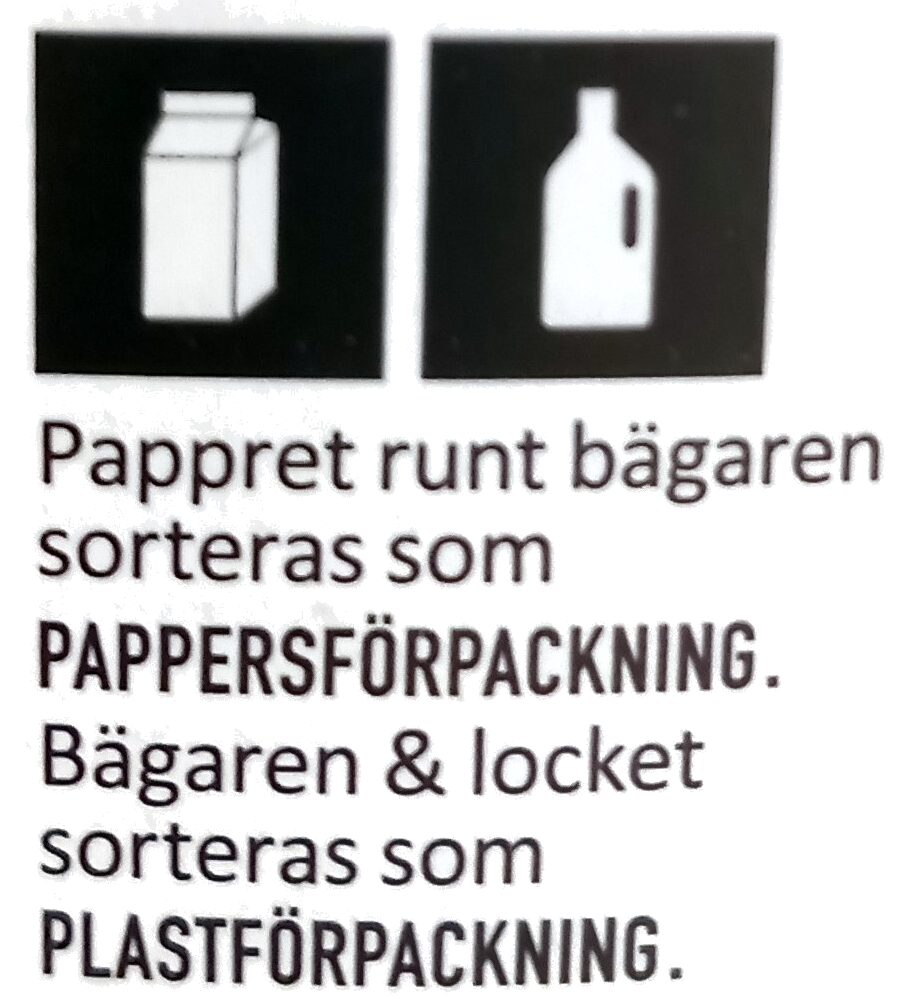 Mild Kvarg - Vanilj - Recycling instructions and/or packaging information