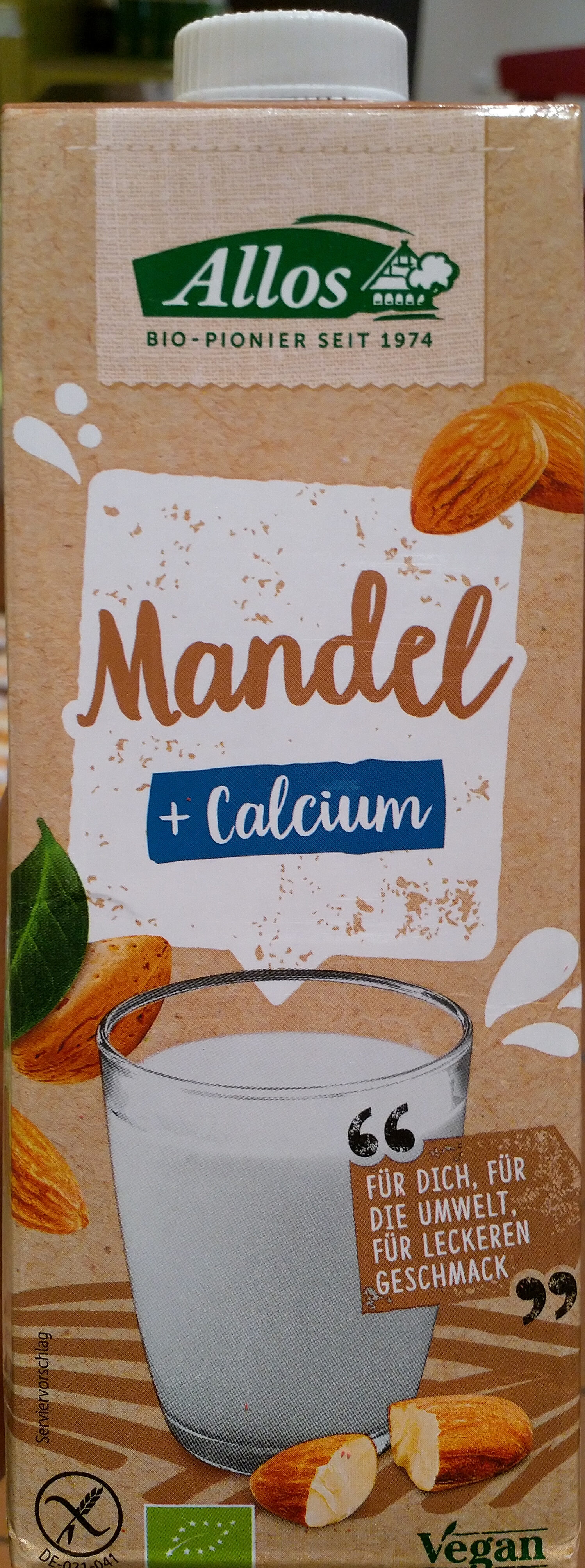 Allos Mandel Drink + Calcium - Produkt