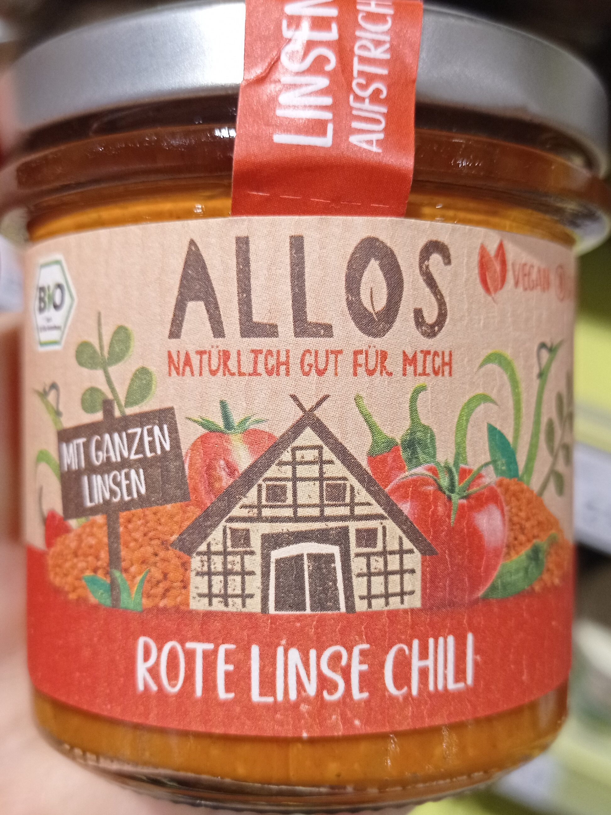 Linsen-Aufstrich Rote Linse Chili - Produkt