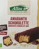 Amaranth chocolate bar - Product