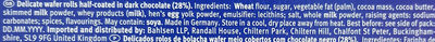 Wafeletten Dark - Ingredients