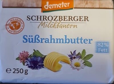 Süßrahmbutter Schrozberger milchbauern - Produkt