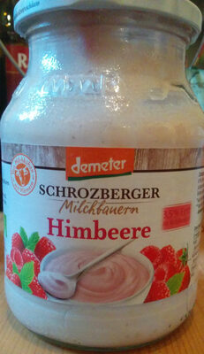 Demeter SCHROZBERGER Fruchtyoghourt mild, Himbeere - Produit - de