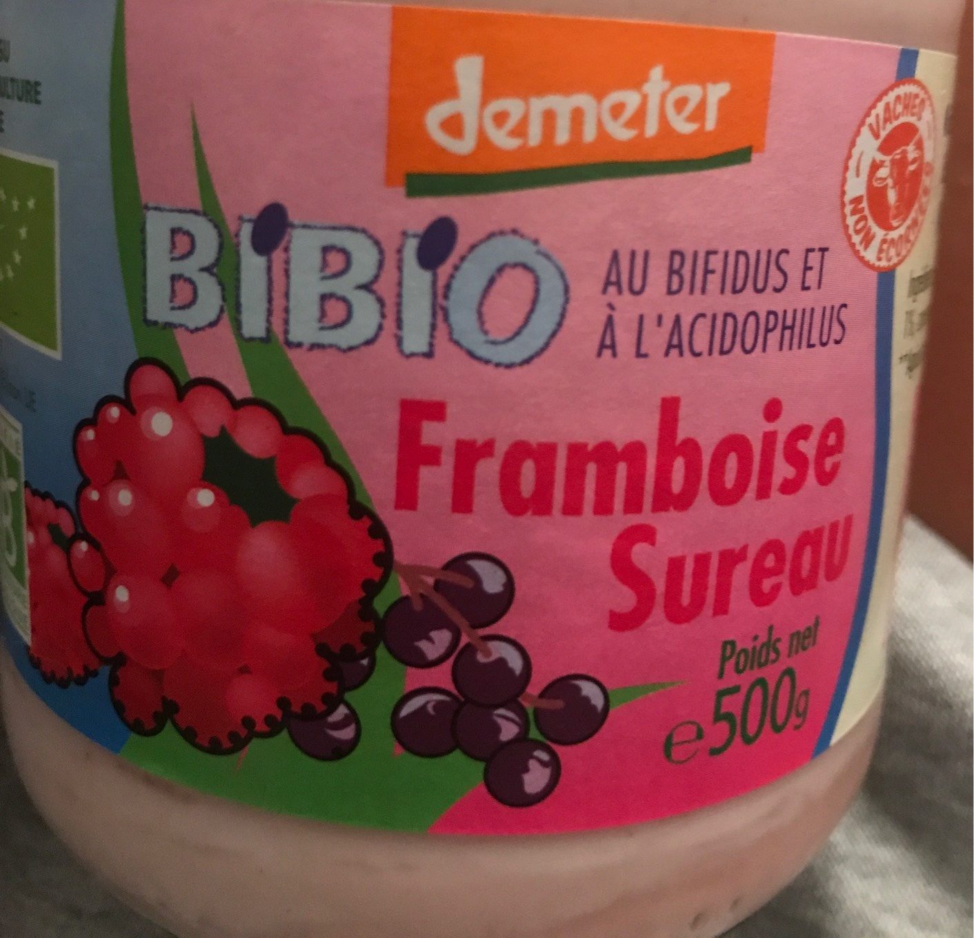 Yaourt Framboise Sureau bio - Product - fr