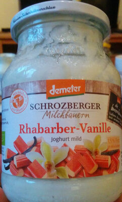 Rhabarber-Vanille Joghurt mild - Produkt