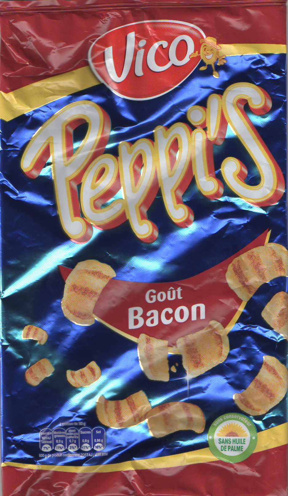 Peppi's goût Bacon - Product - fr