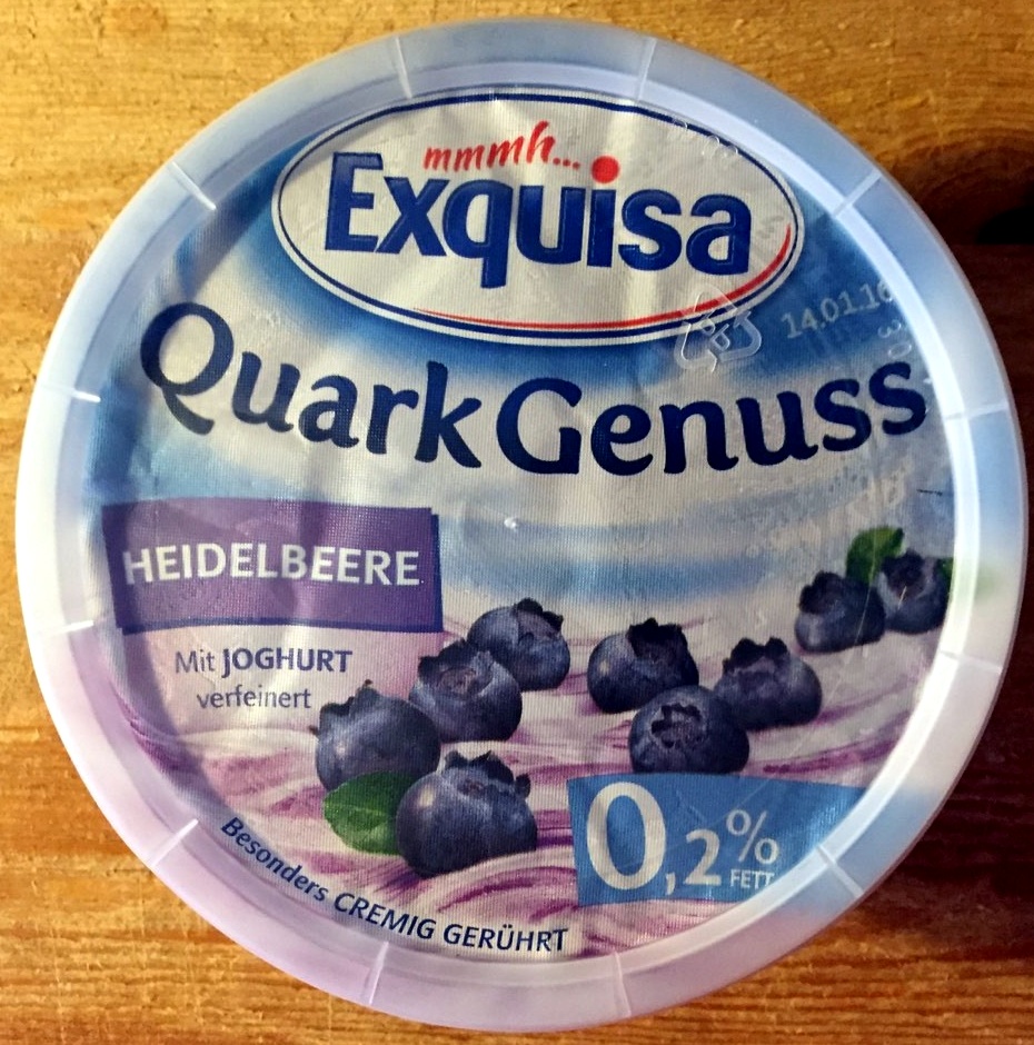 Quarkgenuss - Heidelbeere - Produkt