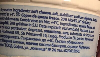 Cottage Cheese - Ingrediënten - fr