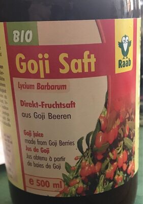 Goji Saft - Produit