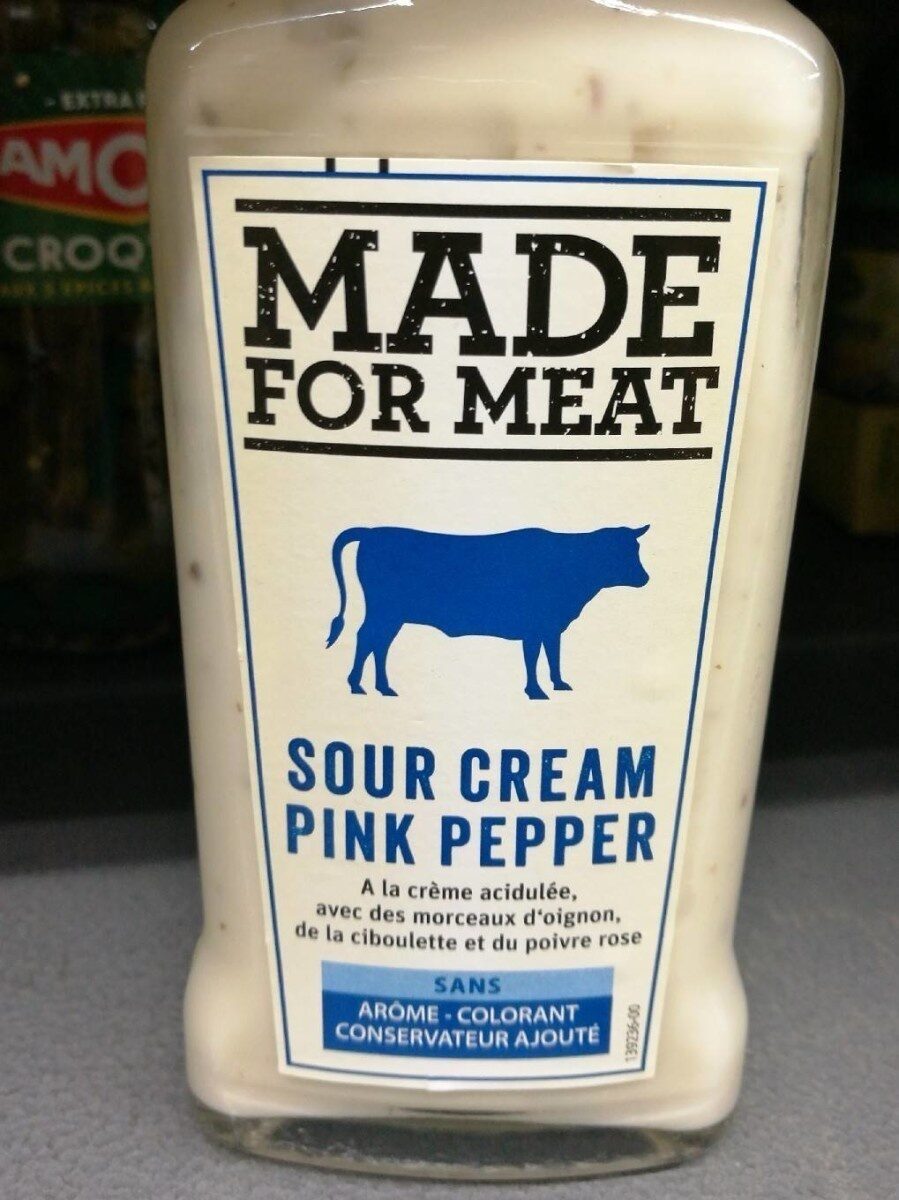 Made for meat Sour cream Pink pepper - Produkt - fr