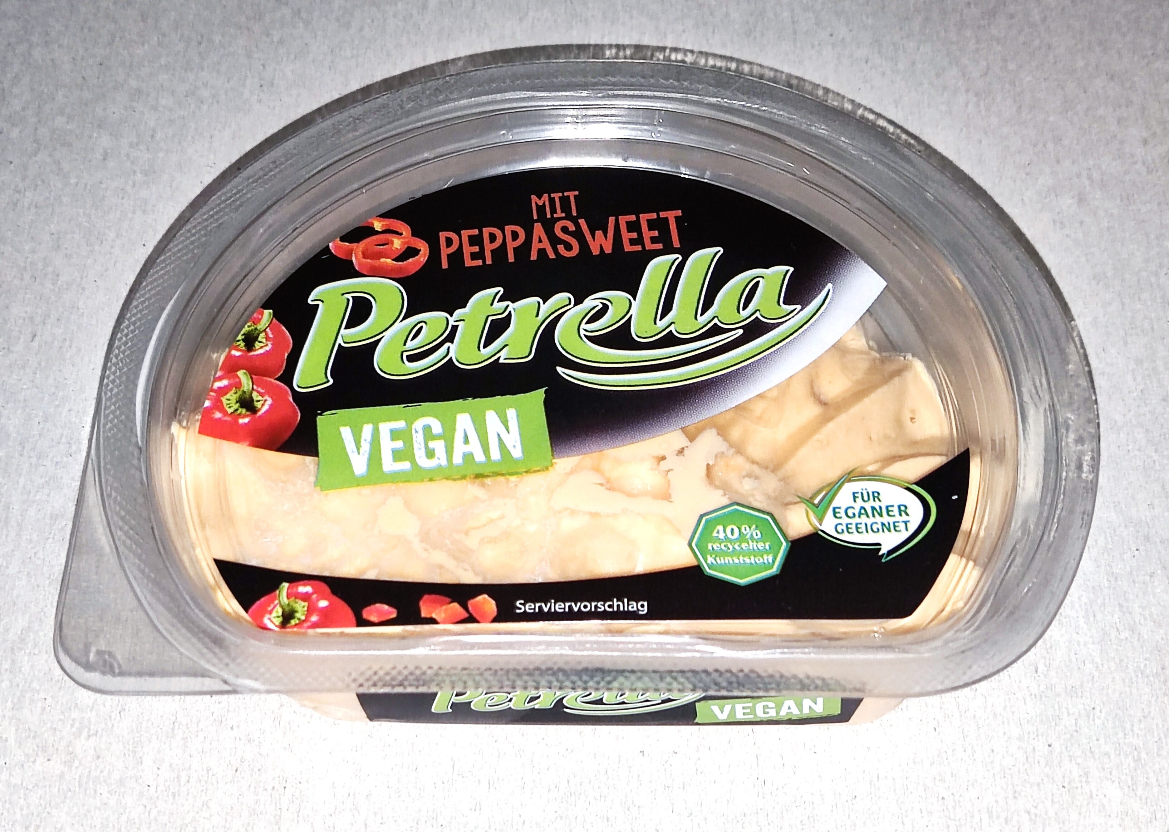 Petrella Vegan mit Peppasweet - Produkt