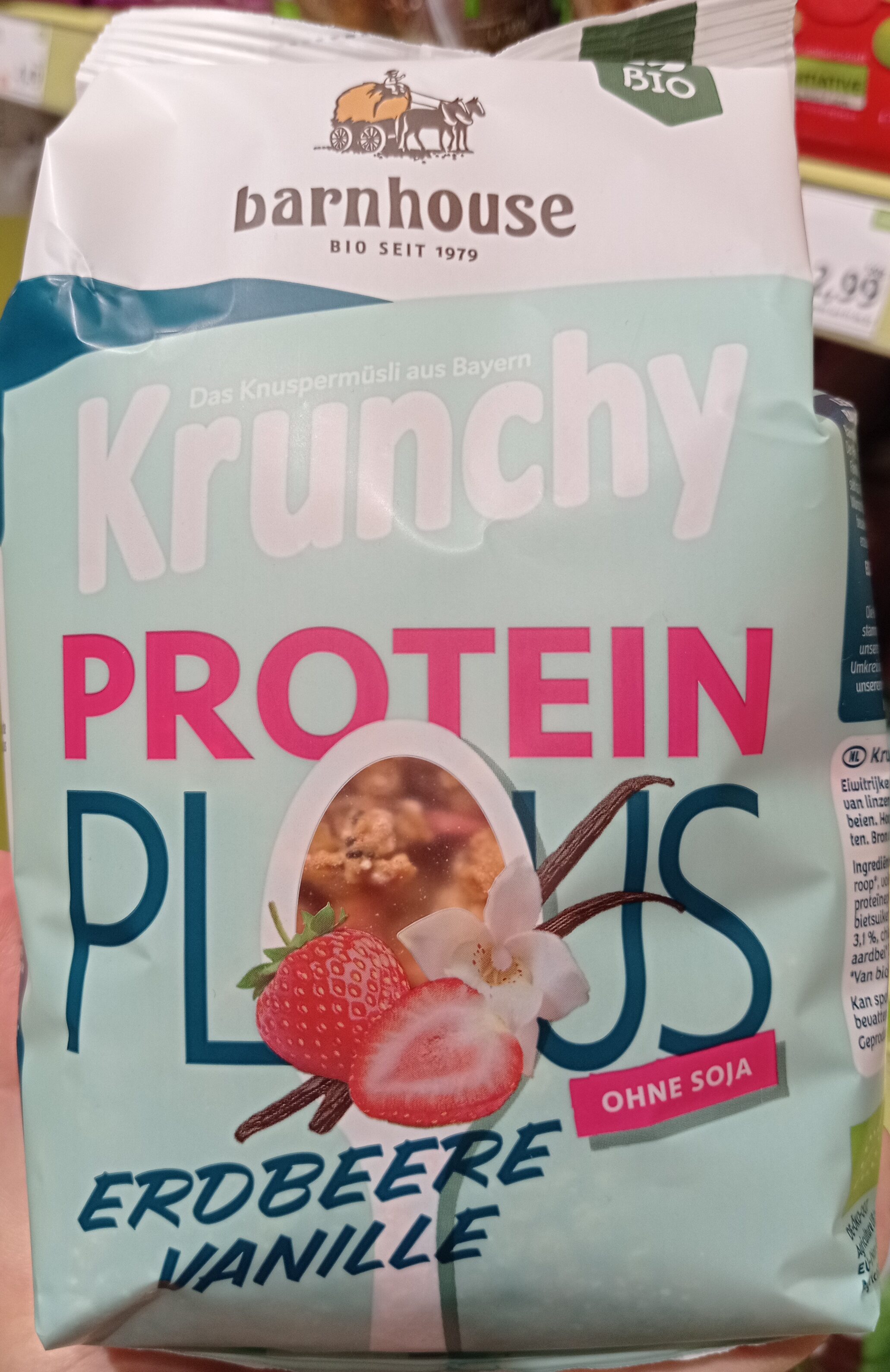 Krunchy Protein Plus Erdbeere Vanille - Produkt